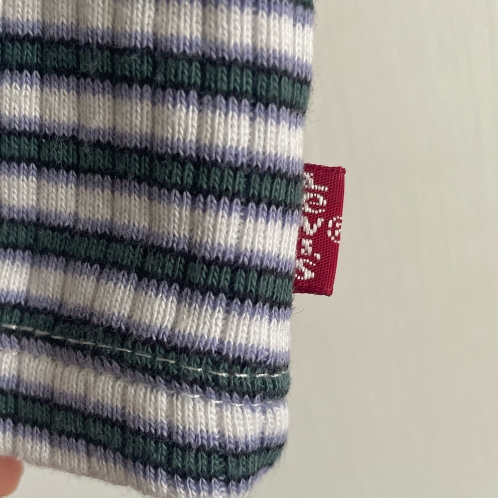 Levi’s Short Sleeve Britt Snap Front Top. Pre-Owned. - Picture 9 of 14